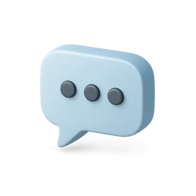 Balão de conversa 3D