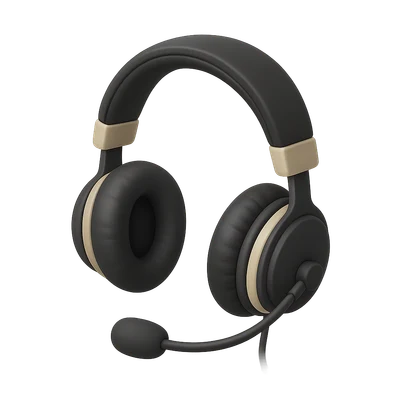 Headset de suporte 3D